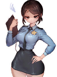 I can't post the Chiharu and Makina pieces this artist did.