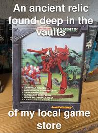 D MER ARI ROTH An ancient relic found deep in the 40 AEL MAU EST BONNER COMIC LADEN Oxfords 17837462 HAMMER vaults WARHAMMER 40.000 AEL-DARI HARLEQUIN TROUPE NG2 MADE IN UK 2 A ELDAR WAR WALKER MARCHEUR DE COMBAT ELDAR ELDAR KAMPFLÄUFER WARWALKER DEGLI ELDAR BIPODE DE COMBATE ELDAR エルダー ウォー・ウォーカー GAMES WORKSHOP of my local game store 00