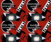 Inconsistent lyrical quality Boring, mediocre instrumentals to 003 Melodramatic vocals Multiple gimmick tracks to foo