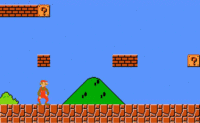 In Super Mario Maker for Nintendo 3DS, some of Mario's forms use placeholder graphics for actions th...