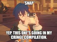 S CO SSKA *SNAP* PRESENT YEP. THIS ONE'S GOING IN MY CRINGE COMPILATION.