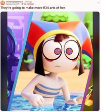 r/Amazingdigitalcircus . 16 hr. ago Careless-Cellist3351 Top 1% Poster They're going to make more R34 arts of her.