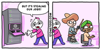 Anus GPT BUT IT'S STEALING OUR JOBS! STONETOSS.COM