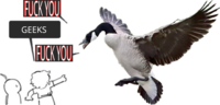 F--- YOU GEEKS F--- YOU ध्