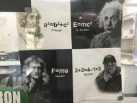 ON a²=b2+c² E=mc2 Pi-ta-go A. Einstein F=ma Newton 2+2=4-1=3 Big Shaq