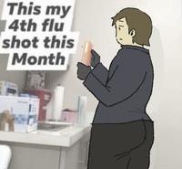 This my 4th flu shot this Month