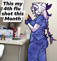 This my 4th flu shot this Month