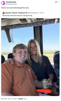 A "quote-tweet":https://knowyourmeme.com/memes/quote-retweets-qrts of the Pudgy SEC Kid and Hot Girl "tweet":https://knowyourmeme.com/memes/sites/twitter-x from an "SEC Burnerverse":https://knowyourmeme.com/memes/burnerverse.
