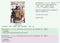 A use of the term Meal Team 6 on 4chan's /pol/ board in 2015.