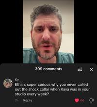 Why didn't Ethan Klein call out the shock collar?