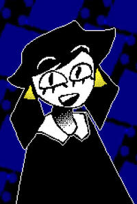 A nice if eccentric witch helping you to tame your Magickal Ability. And certainly (Do)n't listen to the creature in the cage. 
Play the demo here
https://store.steampowered.com/app/3534790/Mesmalie/