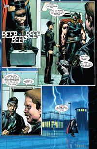 Later SORRY, MR. UM...THOR, SIR... BUT I'M GONNA HAVE TO ASK YOU TO LEAVE YOUR... HAMMER. BEER BEER WHAT THE HELL, BILL? WE DON'T LET REGULAR PEOPLE BRING IN NAIL FILES, BUT THIS GUY GETS TO LUG IN A HAMMER THE SIZE OF A PRIUS? DOESN'T MATTER, KID, TRUST ME. NOBODY IN THIS PLACE COULD EVER PICK IT UP. SEAGATE TEL 37A7 NEVER MIND ALL THAT, LANCE. SORRY, SIR, THE KID'S NEW. GO RIGHT ON AHEAD.