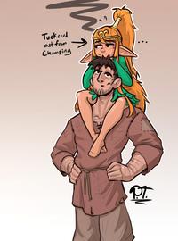 Tuckered out from Chomping PT.