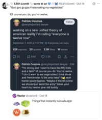 A "quote-tweet":https://knowyourmeme.com/memes/quote-retweets-qrts referencing the "Everyone is 12 Now" theory from "Bluesky":https://knowyourmeme.com/memes/sites/bluesky post from user Patrick Cosmos.