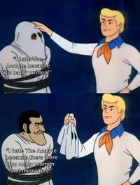 "I hate The Acolyte because it's badly written!" 56 Leal "I hate The Acolyte because there were too many women and minorities!"
