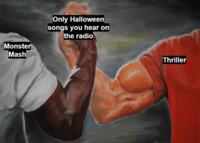 Monster Mash Only Halloween songs you hear on the radio Thriller