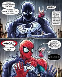 ☐ OKAY, HORNET, THAT'S OUR GUY. WE NEED A QUICK PLAN TO TAKE HIM DOWN. ADIDO.* Pizza @PIZZA990 *I'LL SNAP HIS NECK, TEAR HIS LUNGS OUT, THEN HANG HIM UPSIDE DOWN AS A WARNING. WHOA!! OKAY, WOW, NO! чело THAT'S DEFINITELY NOT WHAT WE ARE DOING! WE LIKE HER... )