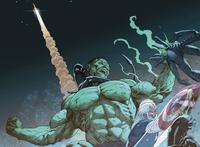 Hulk and Captain America vs xenomorphs 