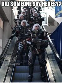 DID SOMEONE SAY HERESY? BLOOD RAVEN CHẾT AQUISITION OFFICER COMICE AMS CON