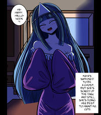 Maya is a ghost and she doesn't know how to haunt~