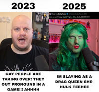 2023 2025 Heel vs Babyface @heelvsbabyface. 23h Join us on Friday Night Tights. She-Bulk SMASH!!!!! GIJOE GIJO GAY PEOPLE ARE TAKING OVER! THEY OUT PRONOUNS IN A GAME!!! AHHHH IM SLAYING AS A DRAG QUEEN SHE- HULK TEEHEE