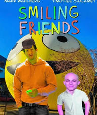 MARK WAHLBERG TIMOTHEE CHALAMET SMILING FRIENDS