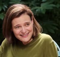 An image of GQ interviewer Katherine Stoeffel from her November 2025 interview with actress "Sydney Sweeney":https://knowyourmeme.com/memes/people/sydney-sweeney used in "memes":https://knowyourmeme.com/memes/memes.