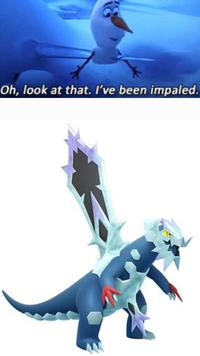 Oh, look at that. I've been impaled.