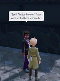 "Eyes! Aim for the eyes!" Those were my brother's last words...