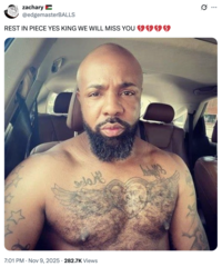 A "tweet":https://knowyourmeme.com/memes/sites/twitter-x, honoring the legacy of  Michael Willis Heard after his death in November 2025.