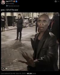 Luc past life @lucneedy Parody account goty = Gif of The year II GIF Last edited 6:38 PM - Nov 10, 2025 - 103.2K Views Ø ...