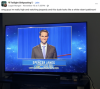 The original "White Robert Pattinson" "meme":https://knowyourmeme.com/memes/memes from the Twilight Shitposting "Facebook":https://knowyourmeme.com/memes/sites/facebook-meta group.  