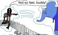 Not so fast, buddy!