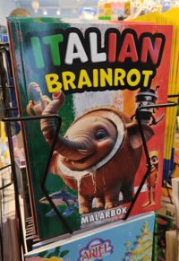 ITALIAN BRAINROT MÅLARBOK RA Junior ARIEL