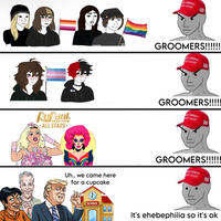 RuPaul DRAG RACE *ALL STARS * AMERICA TAGAIN GROOMERS!!!!!! AMERICA TAGAIN GROOMERS!!!!! AMERICA TAGAIN Uh.. we came here for a cupcake 0 SCHOOL GROOMERS!!!!!! AMERICA AGAIN อด It's ehebephilia so it's ok