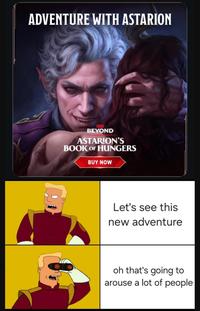 ADVENTURE WITH ASTARION D&D BEYOND ASTARION'S BOOK OF HUNGERS BUY NOW Let's see this new adventure oh that's going to arouse a lot of people