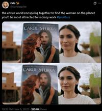 A tweet reading, "the entire world conspiring together to find the woman on the planet you’d be most attracted to is crazy work."