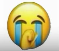 Crying Emoji Covering Its Mouth