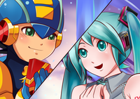 Mega Man Battle Network x Vocaloid:  Hatsune Miku gift for Rockman Exe
Capcom