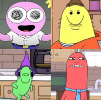 The smiling friends from the front