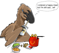 i ordered a happy meal but I'm still sad...w--