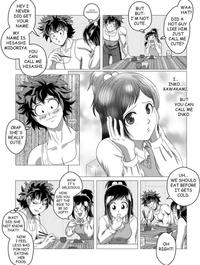 HEY I NEVER DID GET YOUR NAME. MY NAME IS HISASHI I'M 50 EMBARASSED MIDORIYA. YOU CRAP SHE'S REALLY CUTE. CAN CALL ME HISASHI. WAIT DID SHE NOT KNOW THAT? NOW I FEEL LESS BAD FOR NOT EATING HER FOOD. GULP BUT BUT- I'M NOT CUTE. WAA- HAT? DID A HOT GUY LIKE HIM JUST CALL ME CUTE? I... INKO... KAWAKAMI. BUT YOU CAN CALL ME INKO. WOW IT'S DELICIOUS. HOW DID YOU UH... WE SHOULD EAT BEFORE IT GETS COLD. GET THE RICE TO BE SO SOFT? OH RIGHT!