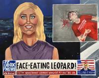 BOX FACE-EATING LEOPARD! E NEWS channel VICTIM INEVER THOUGHT LEOPARDS WOULD EAT MY FACE" DIES LOL FELL FOR IT AGAIN MAKEFACEEATING GREATAGRIN