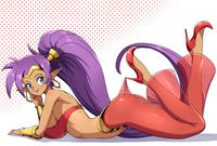Shantae arrived a little late (゜ー゜) But never absent!! `(*>﹏<*)′