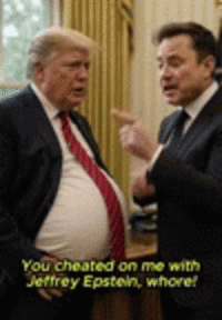 You cheated on me with Jeffrey Epstein, w----!