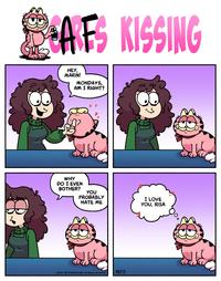 •ARFS KISSING HEY, MARIN! MONDAYS, AM I RIGHT? WHY DO I EVEN BOTHER? YOU PROBABLY HATE ME y ©2025 MUYHIRAM.COM All Rights Reserved MUY'25 I LOVE YOU, RISA