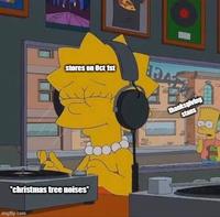 stores on Oct 1st 'christmas tree noises mgflip.com thanksgiving stans