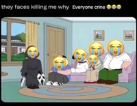 Reference: "They Faces Killing Me Why Nobody GAF":https://knowyourmeme.com/memes/they-faces-killing-me-why-nobody-gaf
