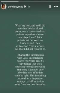 Demi's response to the meaning of Fruity Pebbles. In her response she confirms the meaning.