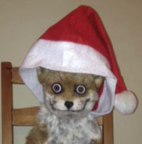 Christmas fox
